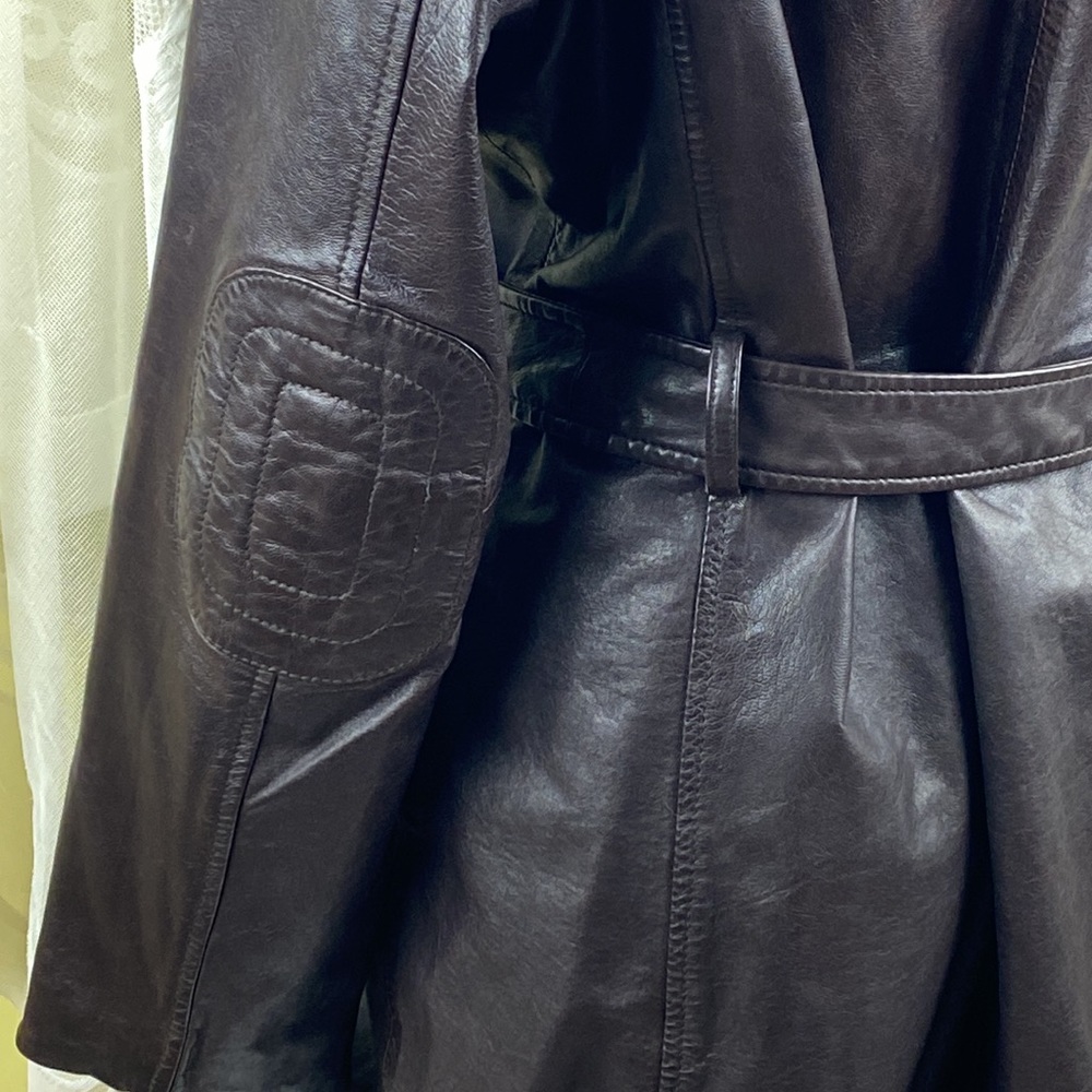 Bod and Christensen 90’s Brown Leather Jacket